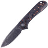 CIVIVI Elementum Flipper Black/Copper Resin knife, Damascus (C907C-DS3)