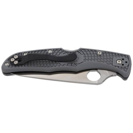 Spyderco Endura 4 FRN Gray Flat Ground Plain Folding Knife (C10FPGY)