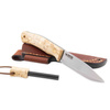 Casstrom - Knife no.10 Swedish Forest Knife C with flint - Karelian Birch