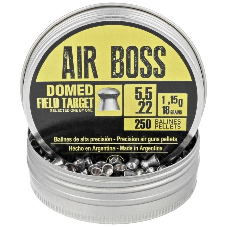 Apolo - Air Boss Domed Field Target 5.5 mm shotgun shell, 250 rounds. 1.15g/18.0gr (30203)