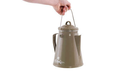 Robens - Enamel Trapper Kettle - Tongass Enamel Kettle - Khaki