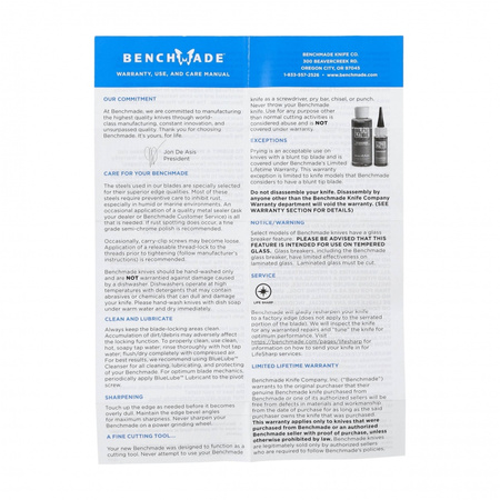 Benchmade - Folding knife 537-09 Bailout