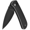 Civivi Qubit Black Aluminum, Black Stonewashed 14C28N Knife (C22030E-1)