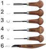 Carving set - Narex Profi 6 pcs (868500)