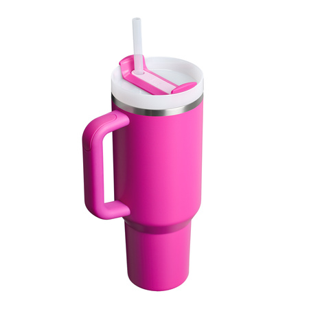 Stanley Quencher H2 thermal mug.About FlowState Tumbler 1.18L Violet Blossom