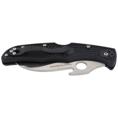 Spyderco Matriarch 2 FRN Black Emerson Opener Spyder Folding Knife (C12SBK2W)