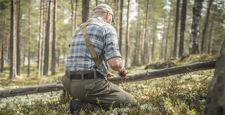 Helikon Forester trouser suspenders - Coyote
