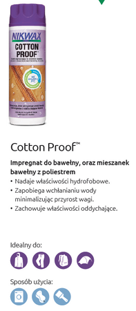 Nikwax - Cotton Proof V13.1 waterproofer - 300 ml