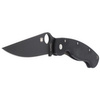 Spyderco Military Model G-10 Black / Black Blade Folding Knife (C36GPBK)