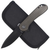 CIVIVI Elementum Flipper Green Micarta, Black Stonewashed knife (C907Z)