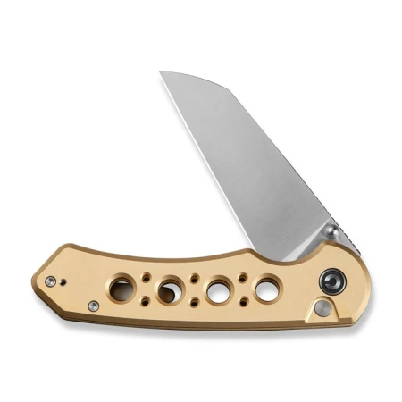 Civivi Pragma Prime Champagne Aluminum Folding Knife, Satin 14C28N (C24067-3)