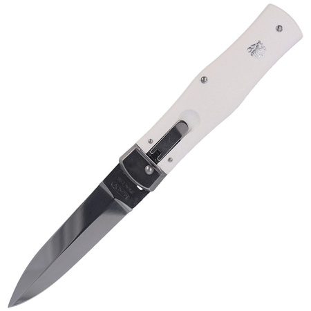 Mikov Predator White ABS Knife, Mirror (241-NH-1/KP WHITE)