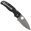 Spyderco Shaman G-10 Black Plain Folding Knife (C229GP)