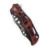 Civivi Biophase Black Aluminum / Burgundy G10, Black Stonewashed Nitro-V Folding Knife (C23083C-1)