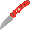 Civivi Pragma Prime Red Aluminum, Stonewashed 14C28N Folding Knife (C24067-2)