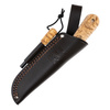 Montanero CL135-P bushcraft knife - Joker - Karelian birch - Krzesik
