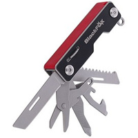 BlackFox Pocket Boss Red MultiTool 9 functions (BF-205 R)