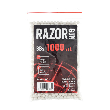 RazorGun - BB balls for ASG 0,20 g 200 g / approx. 1000 pcs.