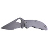 Spyderco Harrier Stainless Steel Combination Folding Knife (BY01PS2)