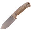 LionSteel Bushcraft Natural Canvas / Satin Blade knife (M2M CVN)