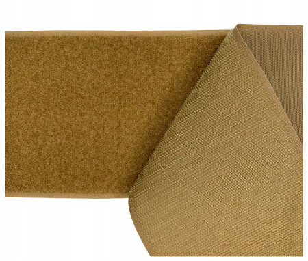 Velcro tape for attaching patches - 10x10 - coyote brown