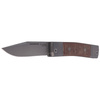 LionSteel bestMAN Natural Canvas Micarta Folding Knife, Clip Blade (BM1 CVN)