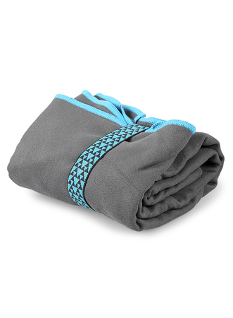 Hiking Quick Dry Recycled SoftFibre Trek Towel Grey - Lifeventure