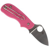 Spyderco Squeak Lightweight Pink Plain Folding Knife (C154PPN)