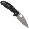 Spyderco Manix 2 Black Lightweight Plain Folding Knife - C101PBK2