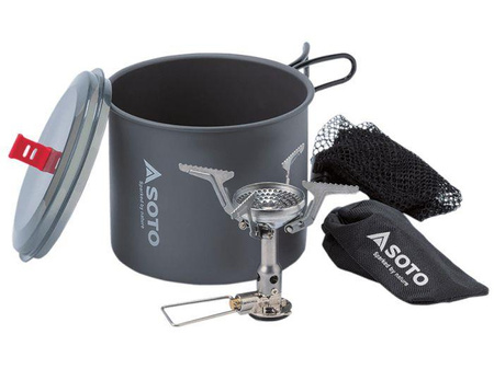 SOTO New River Pot Combo Cooking Set with Amicus Burner