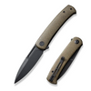 Civivi Caetus Green Burlap Micarta Folding Knife, Black Stonewashed 14C28N (C21025C-3)
