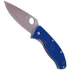 Spyderco Tenacious FRN Blue CPM S35VN Plain Folding Knife (C122PBL)