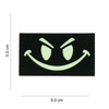 101INC - Luminous patch - Laser Cut Patch Evil Smiley glow in the dark