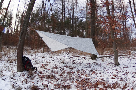 Camping sheet - Tarp 3x3 - DD Hammocks - Winter MC