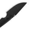 CIVIVI Gander Black Canvas Micarta, Black Stonewashed 14C28N by Matt Gentry (C24058B-2) knife