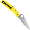 Spyderco Pacific Salt 2 FRN Yellow, Spyder H2 Folding Knife (C91SYL2)