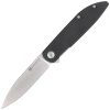 Sencut Bocll II Folding Knife Black G10, Satin D2 by Brad Zinker (S22019-1)