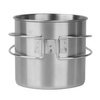 Steel mug with folding handle - 0.6L - Mil-Tec