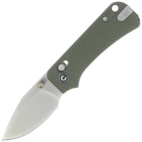 Civivi Baby Banter 2 TG Green G10 Folding Knife, Satin 14C28N by Ben Petersen (C24074-1)