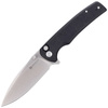 Sencut Sachse Black Micarta, Satin 9Cr18MoV Folding Knife (S21007-1)