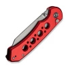 Civivi Pragma Prime Red Aluminum, Stonewashed 14C28N Folding Knife (C24067-2)