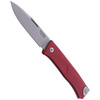 LionSteel Thrill Aluminum Red / Satin Blade Folding Knife (TL A RS)