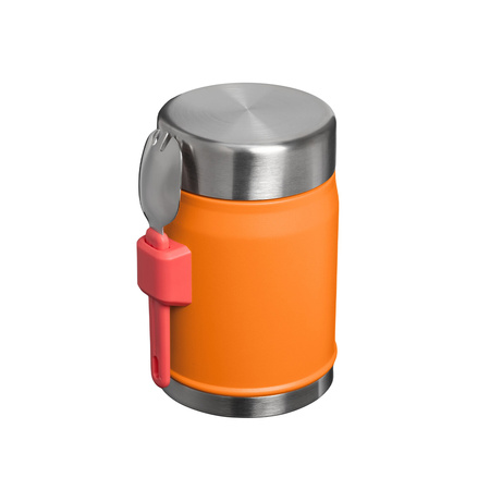 Stanley CLASSIC 0.4 l Goldenrod Coral dinner thermos with cutlery