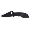 Spyderco Grasshopper Black Plain Folding Knife (C138BKP)