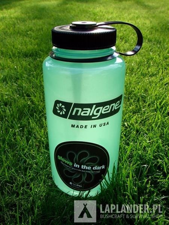 Nalgene Everyday 1L Widemouth Bidon Bottle - Glow Green Sustain