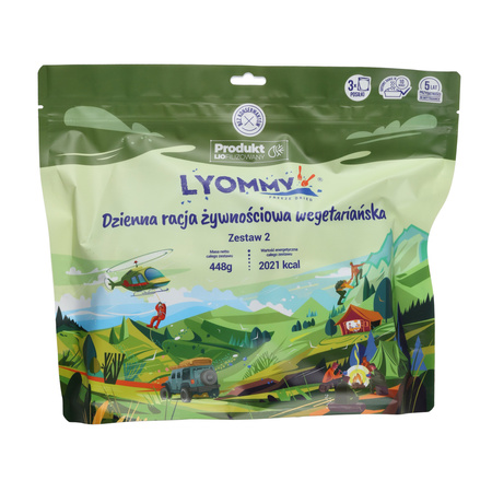 Lyommy - 24H vegetarian food ration - set of 2