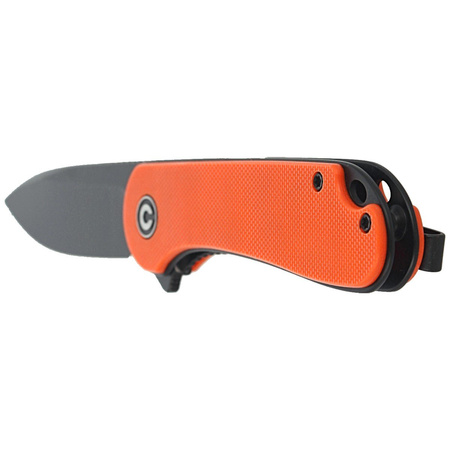 CIVIVI Elementum Flipper Orange G10, Black Stonewashed (C907Y) knife