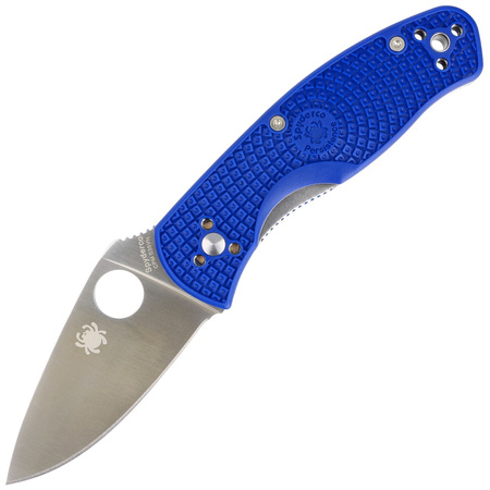 Spyderco Persistence Blue FRN Folding Knife, Satin CPM S35VN (C136PBL)