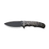 Civivi Praxis Knife Black/Gold Shredded Carbon Fiber, Black Stonewashed 9Cr18MoV (C803J)