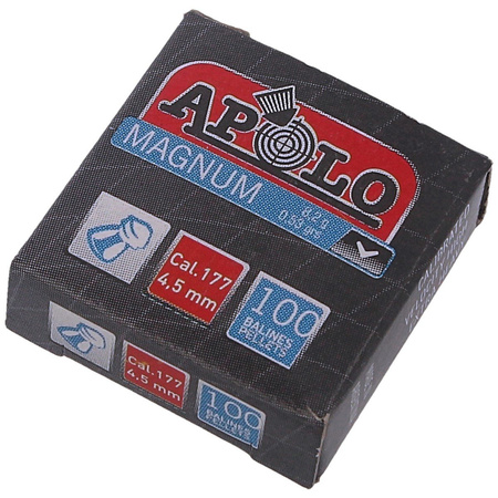 Apolo Magnum 4.5 mm shotgun shell, 100 rounds. 0.55g/8.48gr (12001)